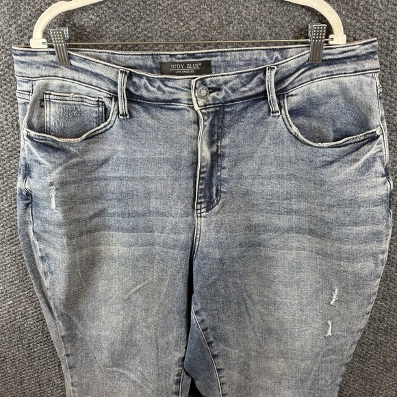 Judy Blue Jeans Women 18W Boho Babe Vintage High Rise Slim Fit JB88617 - Picture 3 of 11